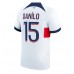 Paris Saint-Germain Danilo Pereira #15 Replika Borta matchkläder 2023-24 Korta ärmar
